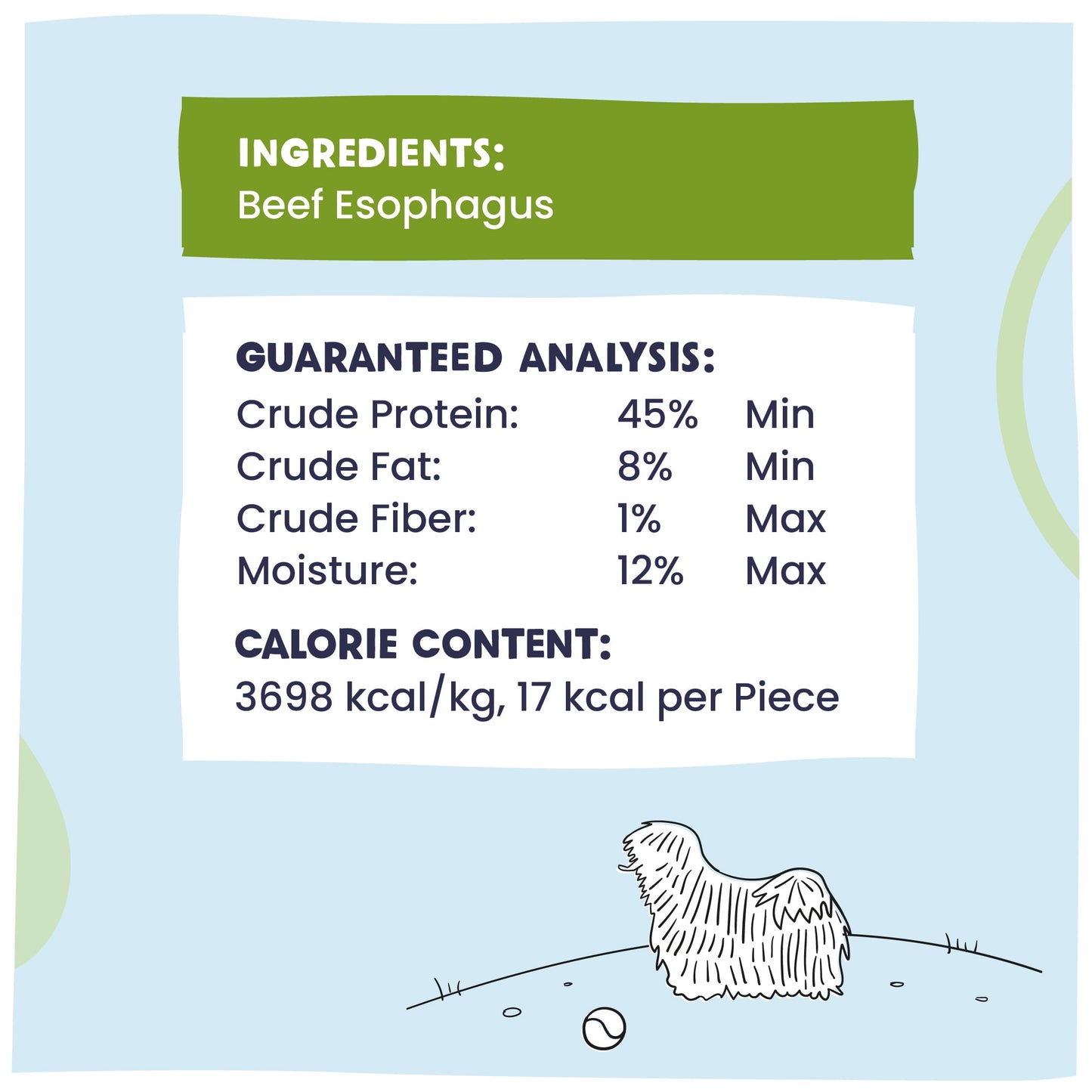 Pawstruck Natural Beef Jerky Dog Chew Treats, Single Ingredient, 6 Count