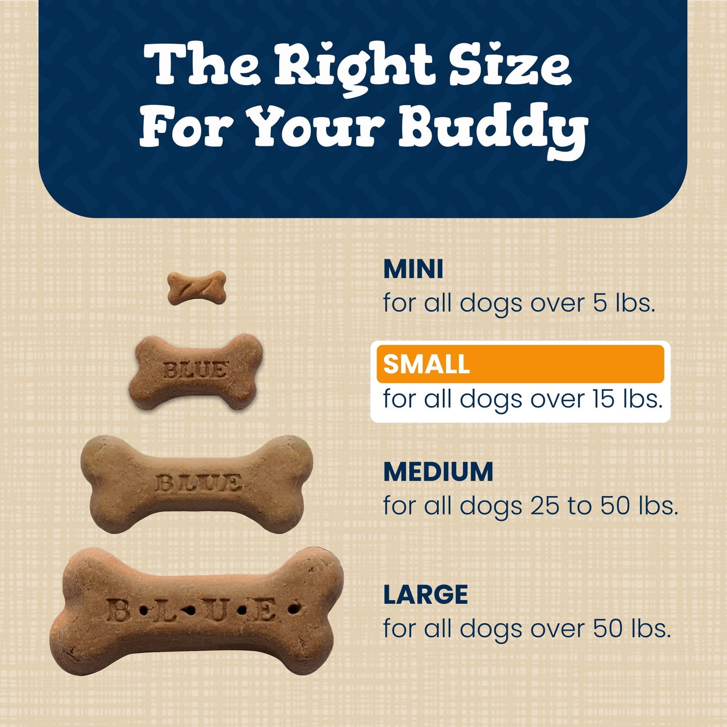 Blue Buffalo Bones Natural Dog Treats, Small Dog Biscuits, Assorted Flavors, 16-oz. Bag