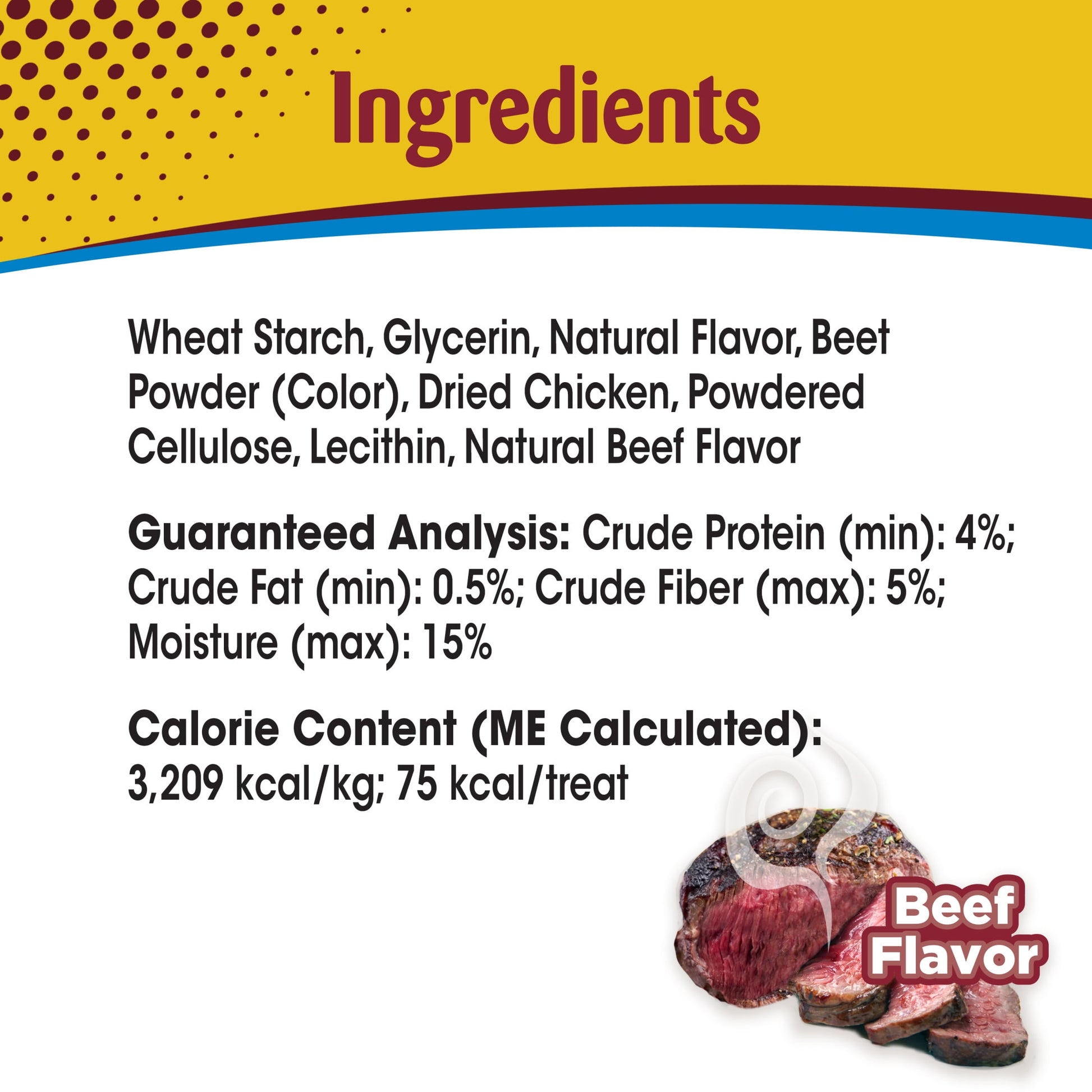 Nylabone Nubz Meaty Center Long Lasting Edible Dry Dog Chew 16 Count Small - up to 30 lbs.