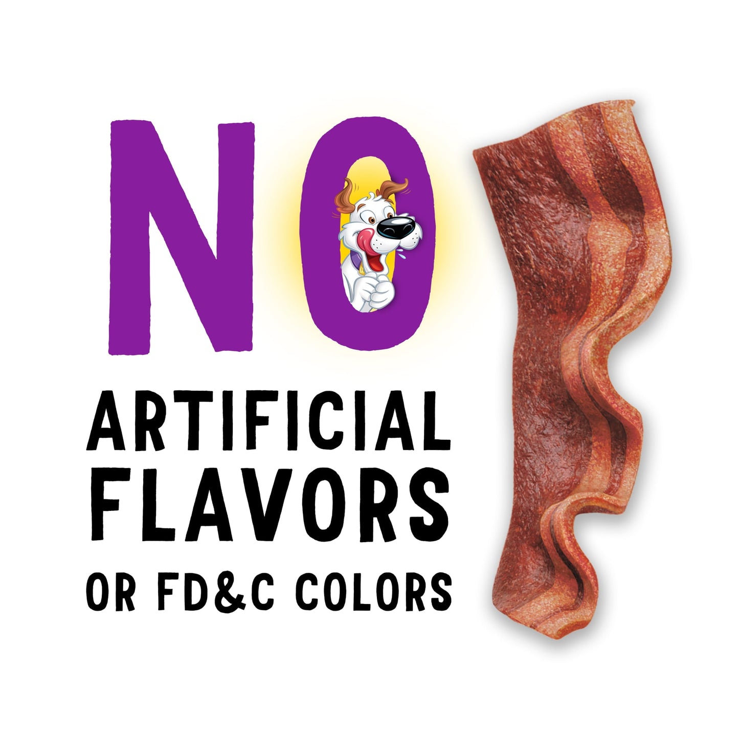 Purina Beggin' Strips Dog Treat Chews, Original with Real Bacon Snacks, 6 oz Pouch