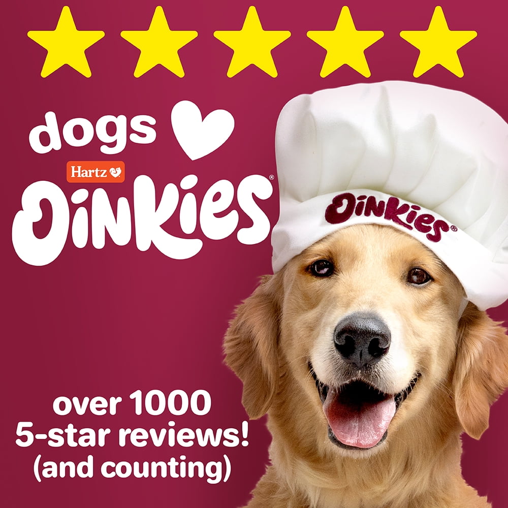 Hartz Oinkies Meathouse 'n' Veg Hearty Kabobs Dog Treats, 8.8 oz (18 Count)