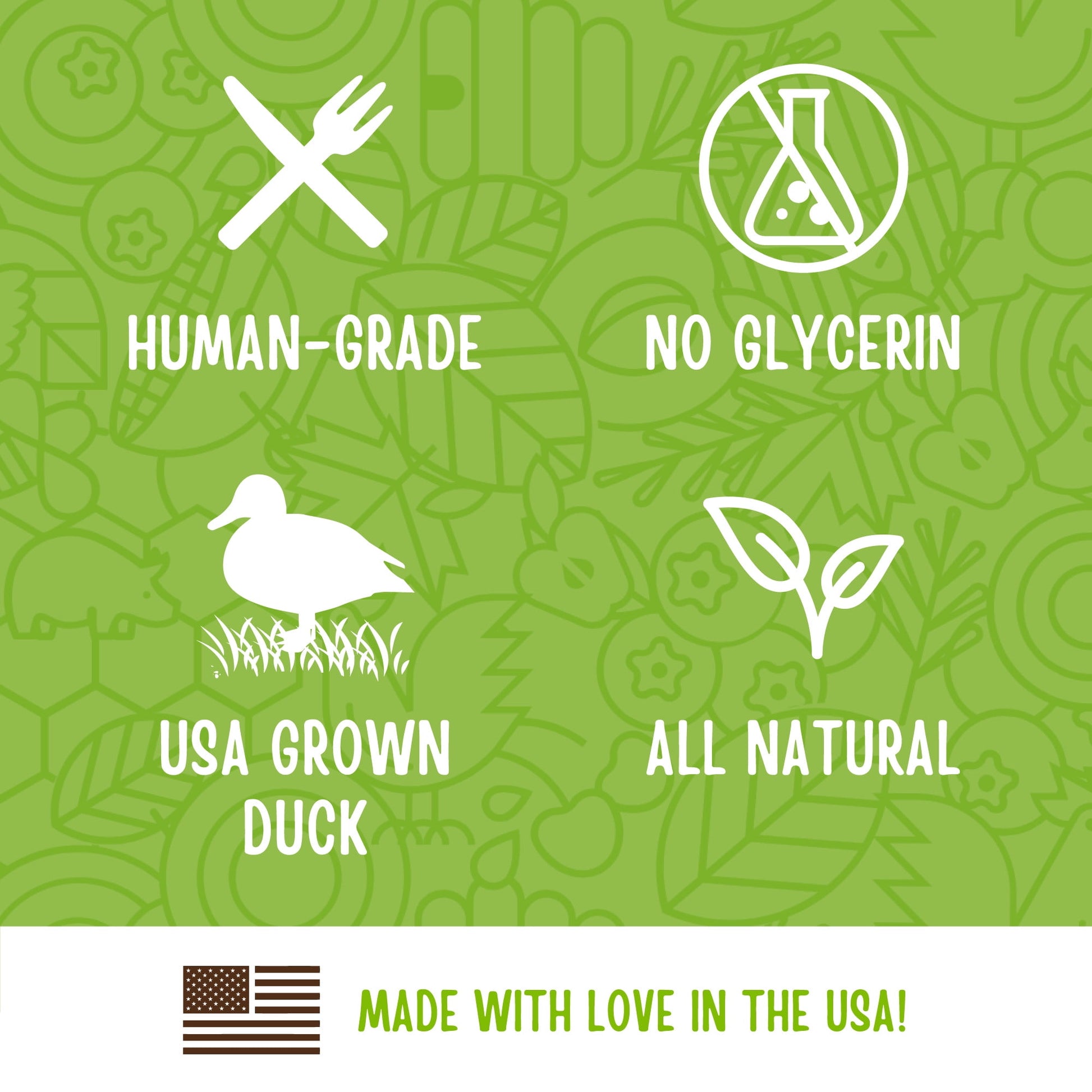 Full Moon All Natural Human Grade Dog Treats, Essential Duck Jerky Tenders, 22 Ounce, Dry