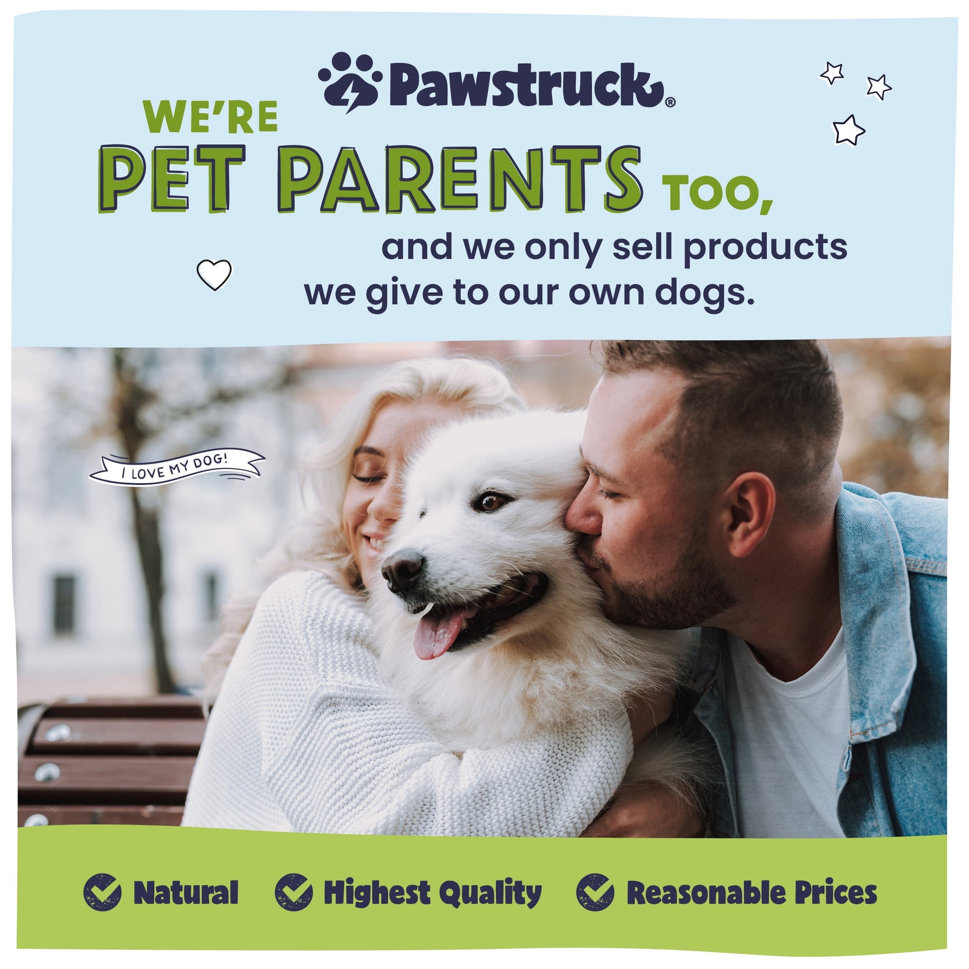 Pawstruck Natural Beef Jerky Dog Chew Treats, Single Ingredient, 6 Count