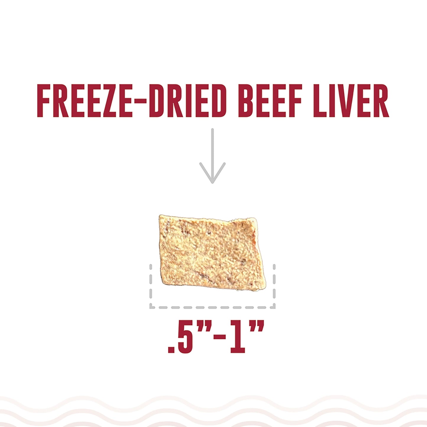 Icelandic+ Land & Sea: Wild Caught Cod Skin & Freeze-Dried Beef Liver - 2.4oz Bag, Dog Treat & Food Topper, 2 Ingredients, No Preservatives, Natural