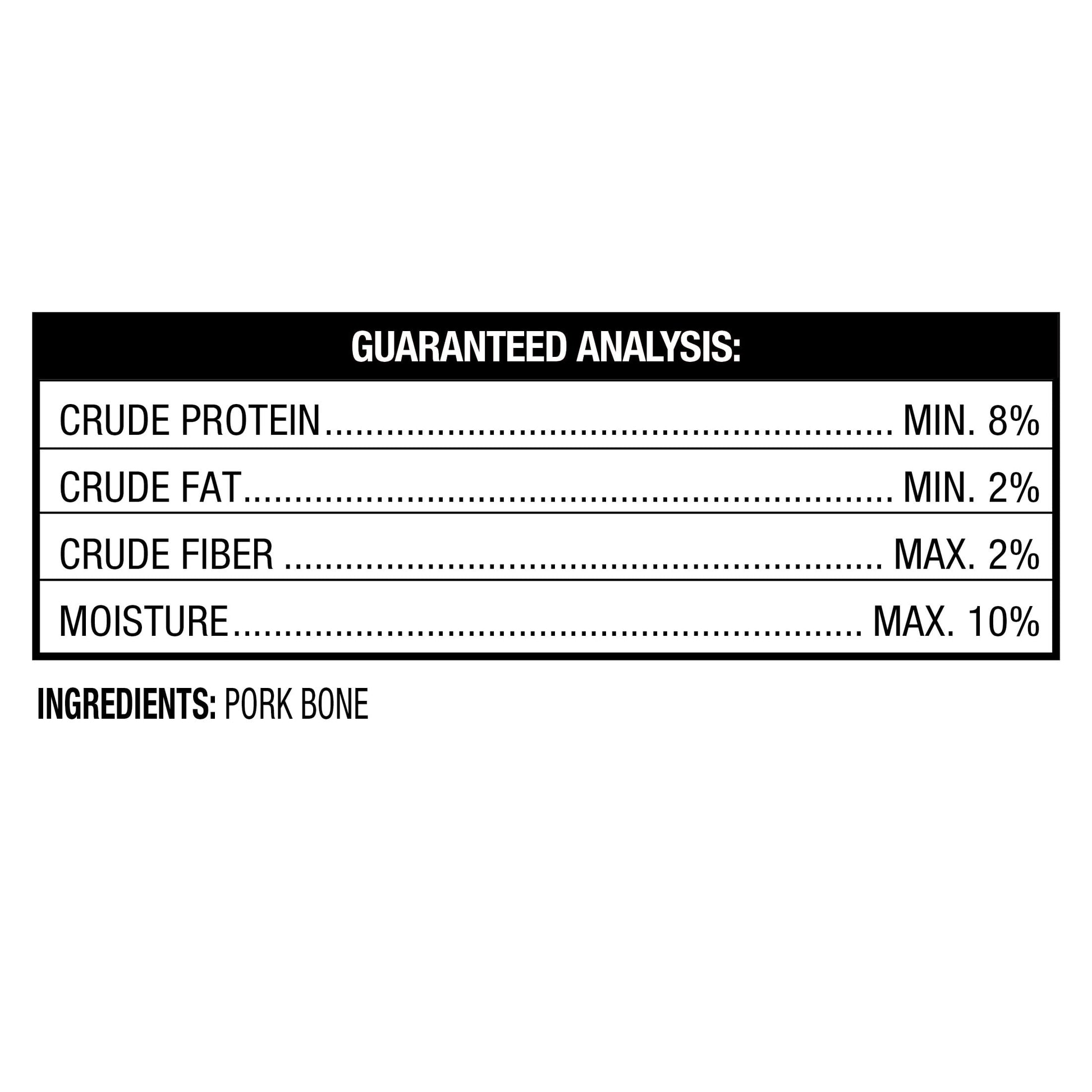 Ol' Roy Natural Pork Femur Chew for Dogs, 9.28 oz