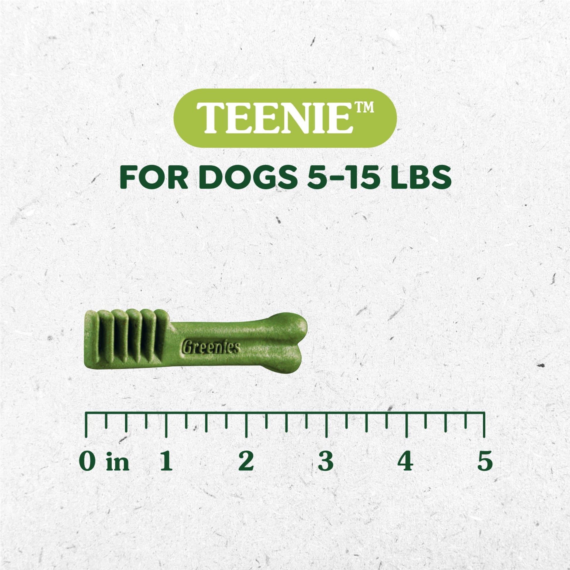 Greenies Teenie Natural Dog Dental Treats, Sweet Potato Flavor, 12 Oz Pack (43 Treats)