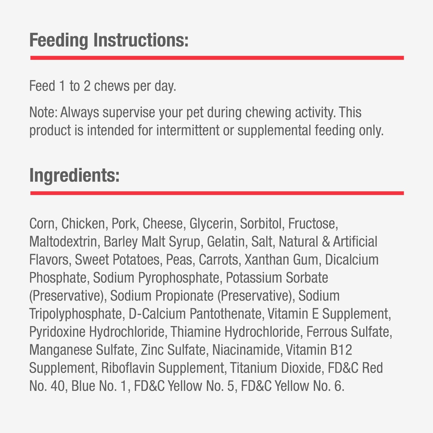 DreamBone DreamSticks with Real Bacon and Cheese, Rawhide-Free Chews for Dogs, 15 Count