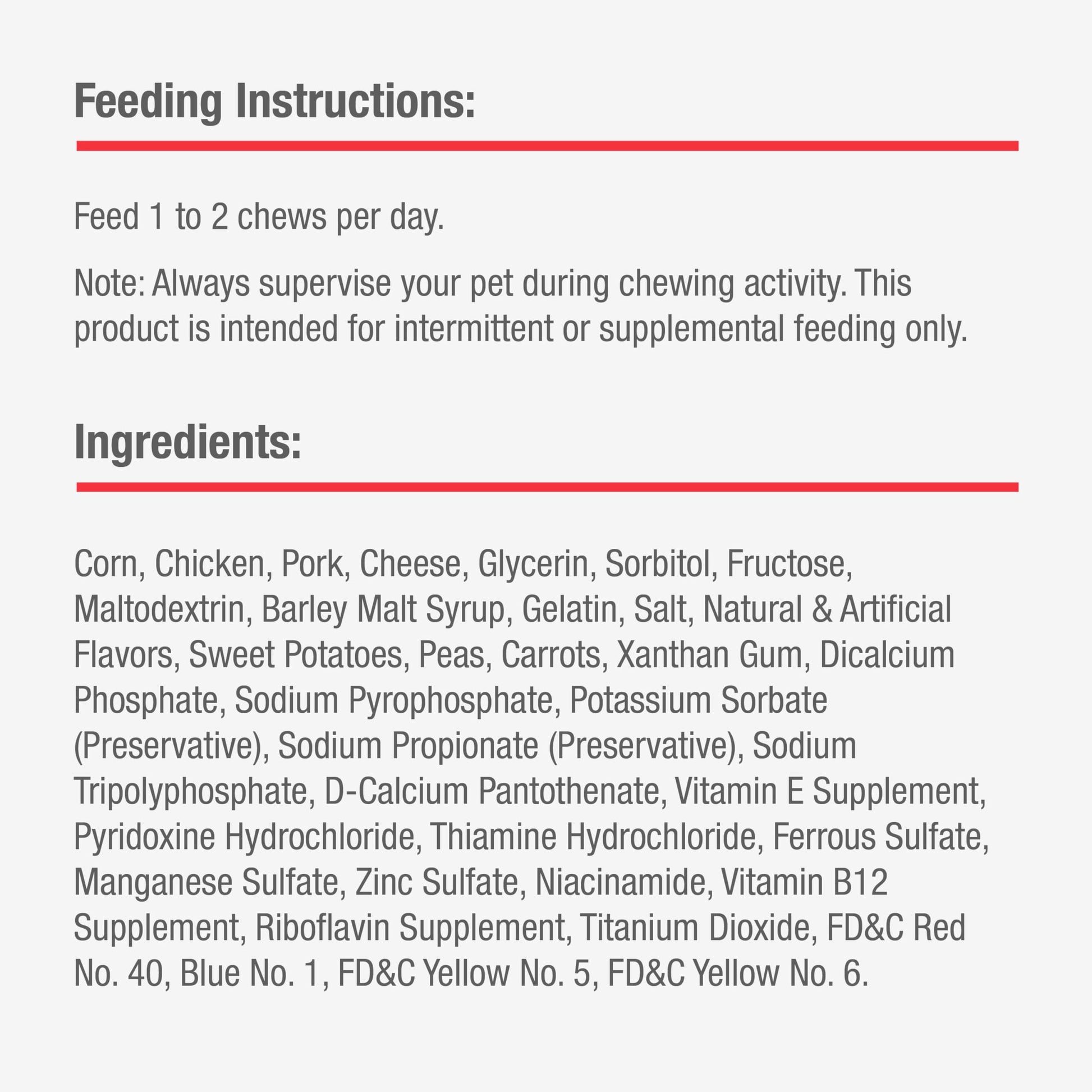 DreamBone DreamSticks with Real Bacon and Cheese, Rawhide-Free Chews for Dogs, 15 Count