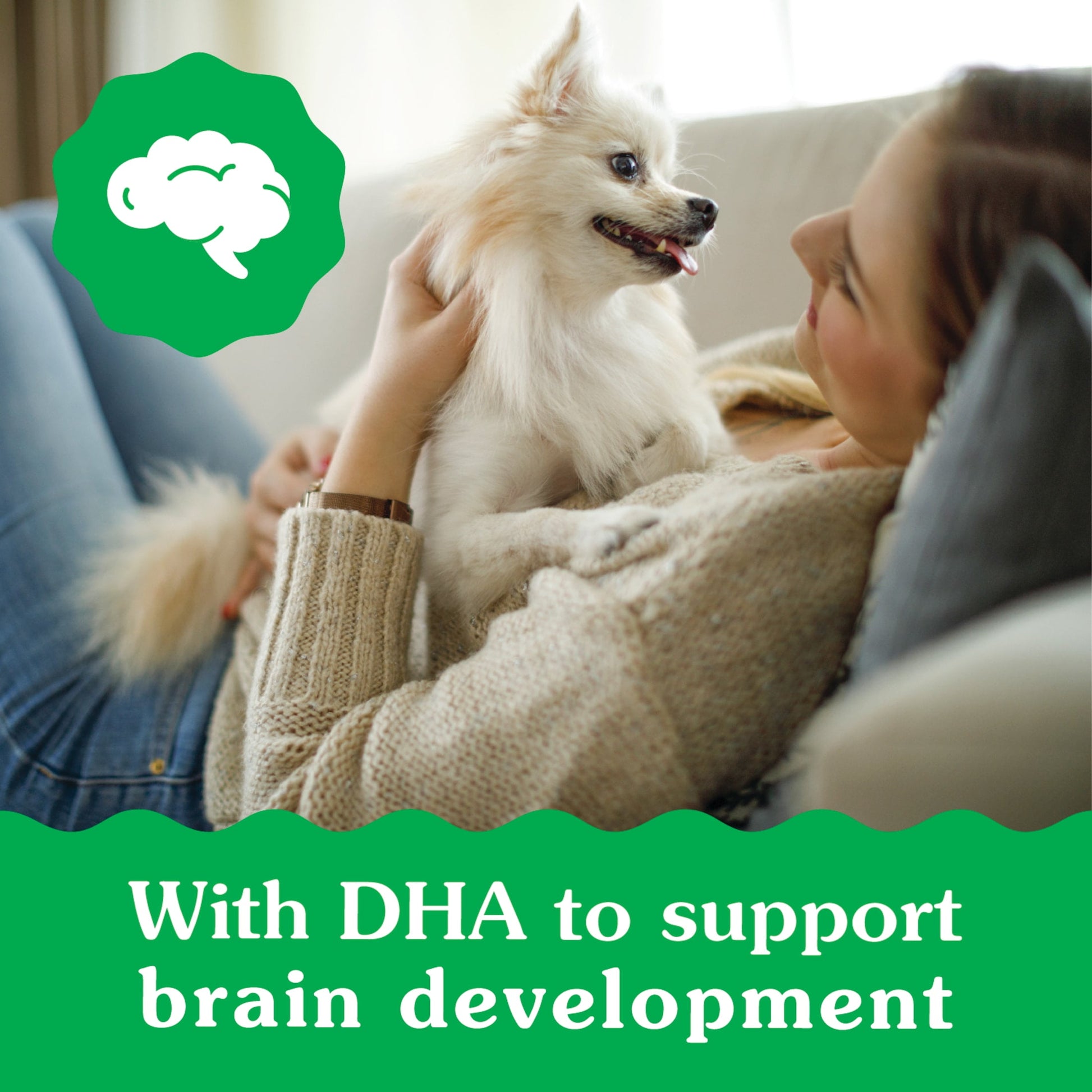 Greenies Puppy Teenie Size Natural Dental Dog Treats, 12 Oz Pack (43 Treats)