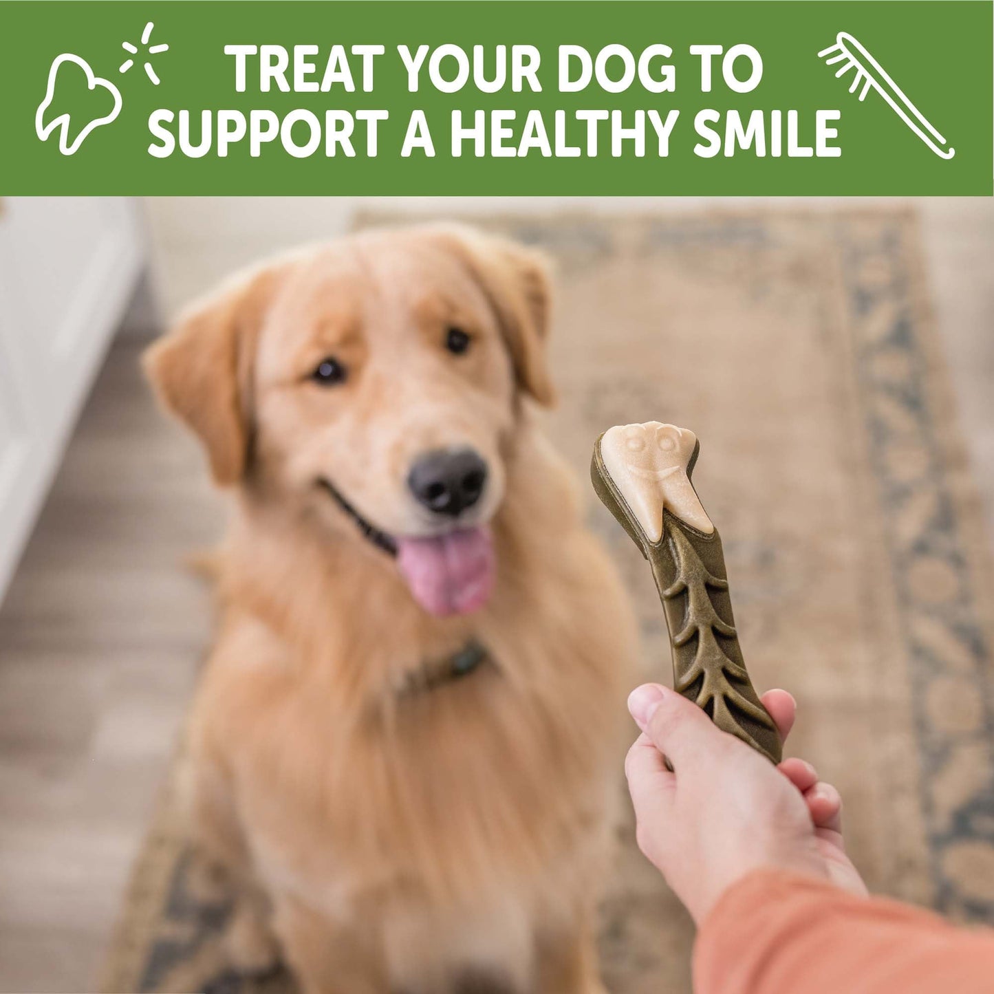 WHIMZEES Wellness Value Box Dog Dental Treats, Natural Chews, Large Size, (24 Count)