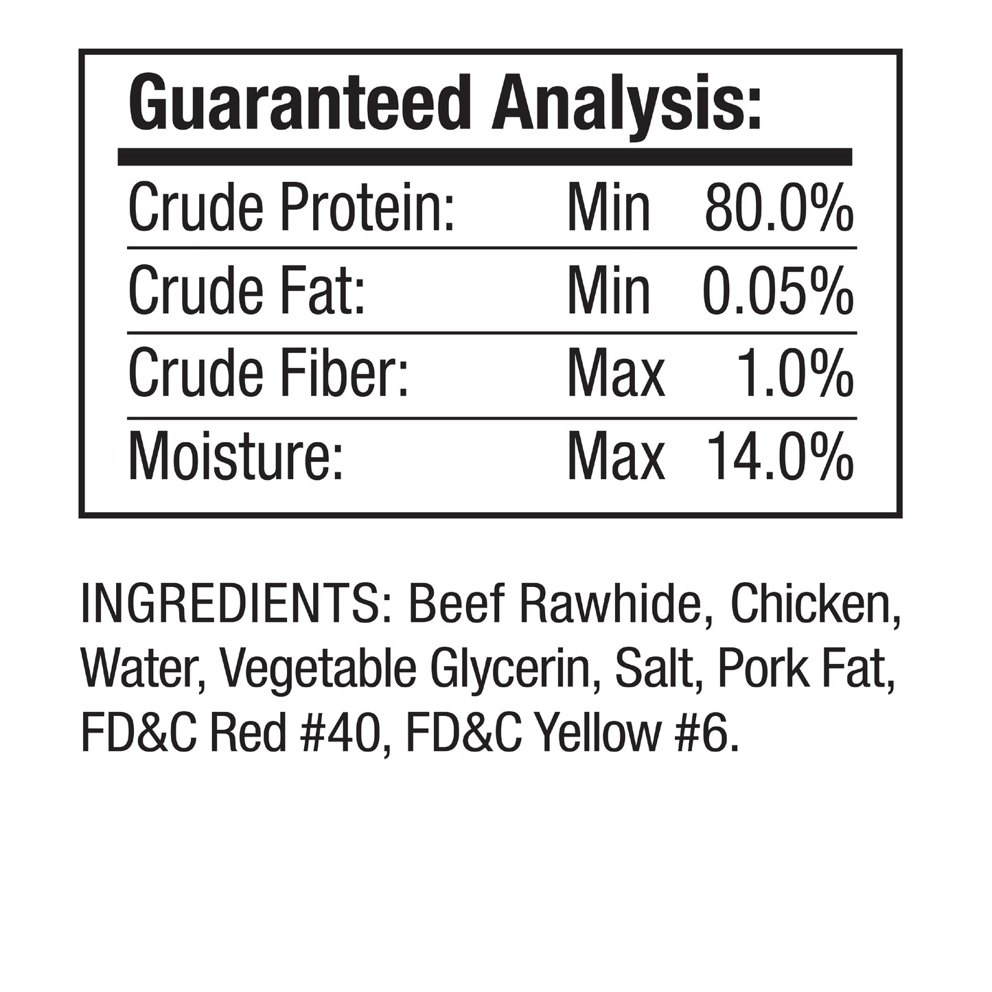 Good ’n’ Fun Triple Flavor Chew, 8 Inch Bone, Rawhide for All Dogs, 1 Count