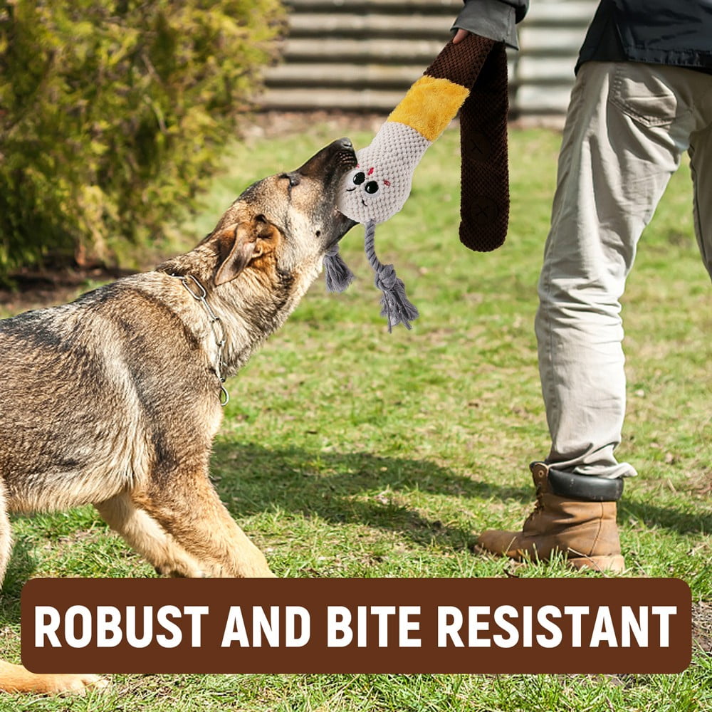 Simuch Dog Sniffing Toy, Dog Enrichment Toys, Treat Dispensing Squeaky Crinkle Snuffle Smart Dog Toy, Durable Plush Toys for Large Medium Small Dog