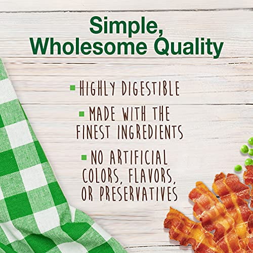 Nylabone Healthy Edibles All-Natural Long Lasting Bacon Dog Chew Treats 3 Count, Bacon Small/Regular