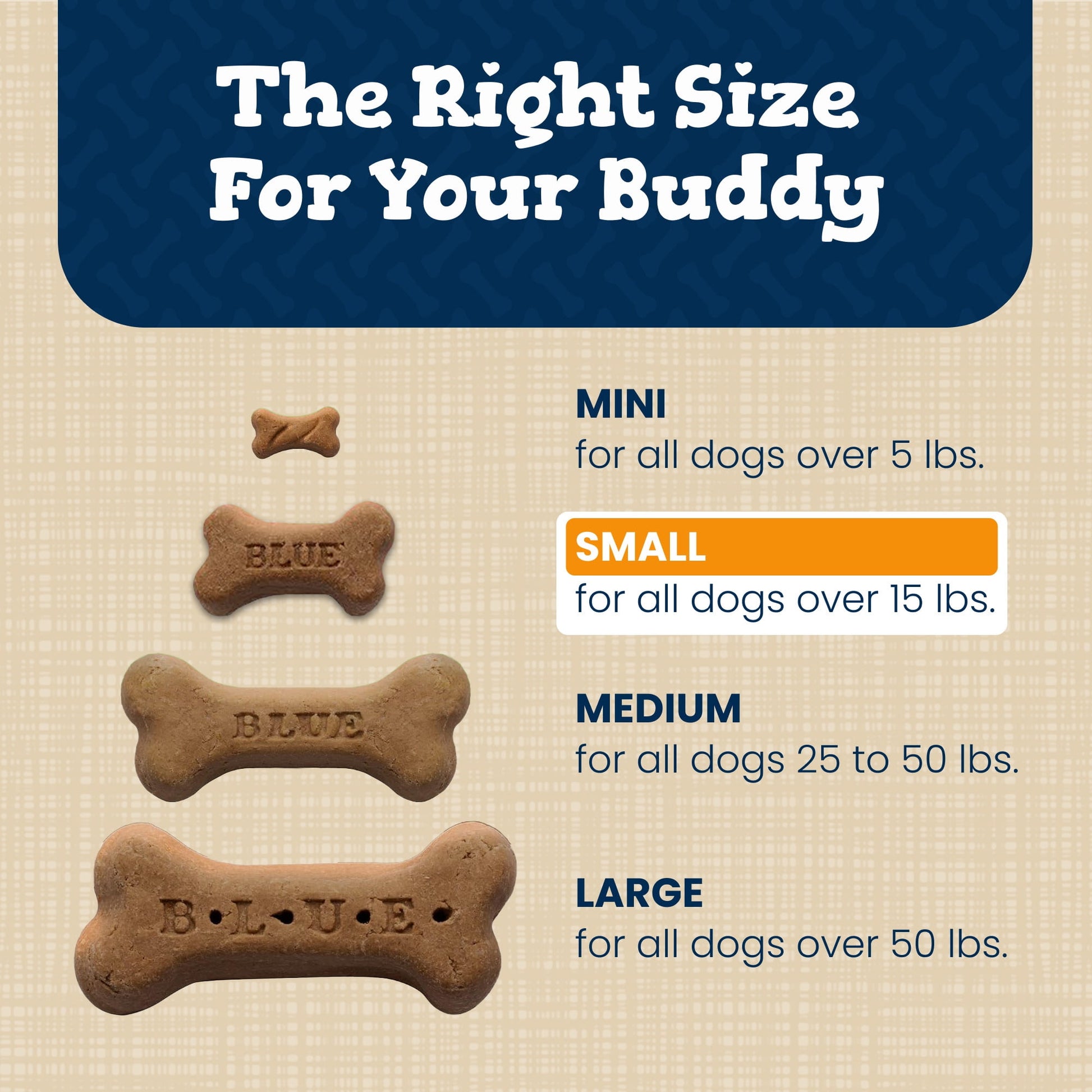 Blue Buffalo Bones Natural Dog Treats, Small Dog Biscuits, Assorted Flavors, 16-oz. Bag