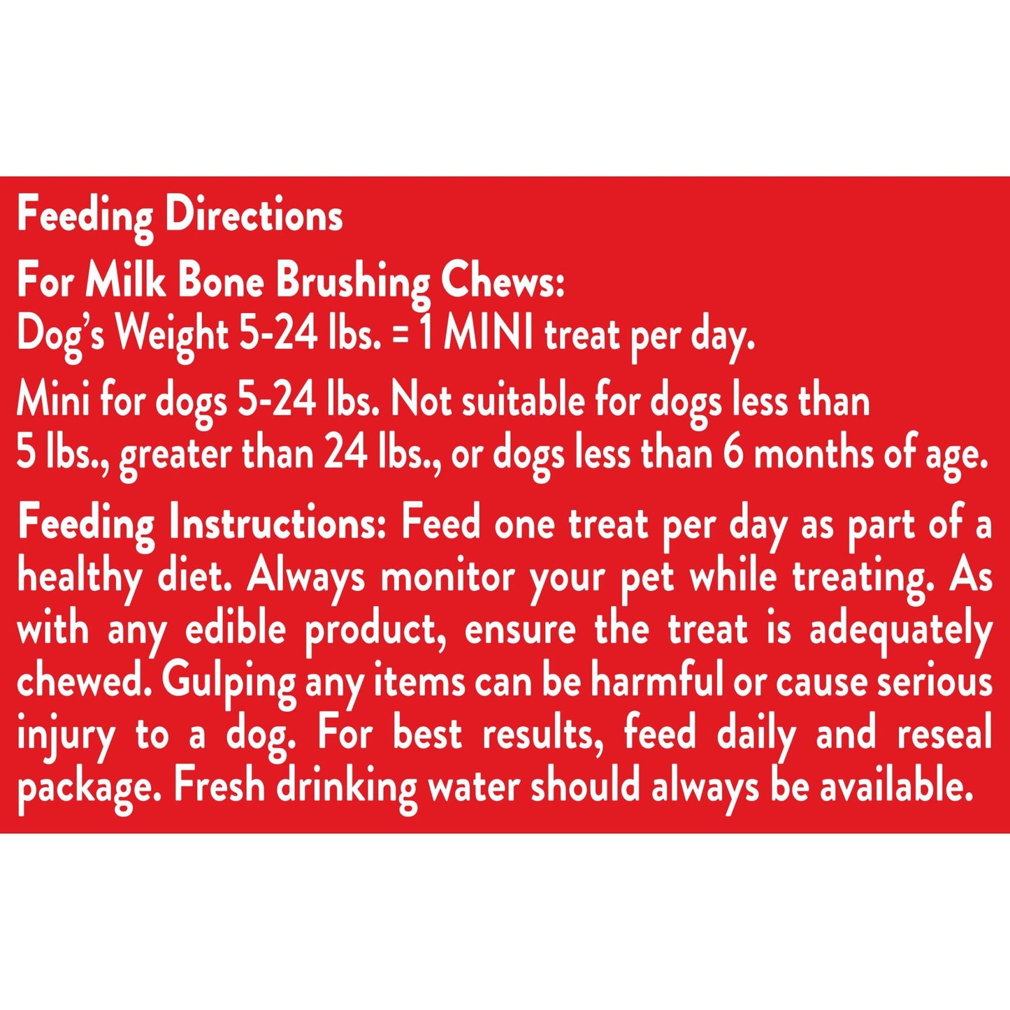 Milk Bone Brushing Chews Daily Dental Dog Treats, Mini, 7.1 oz Bag, 18 Bones Per Bag