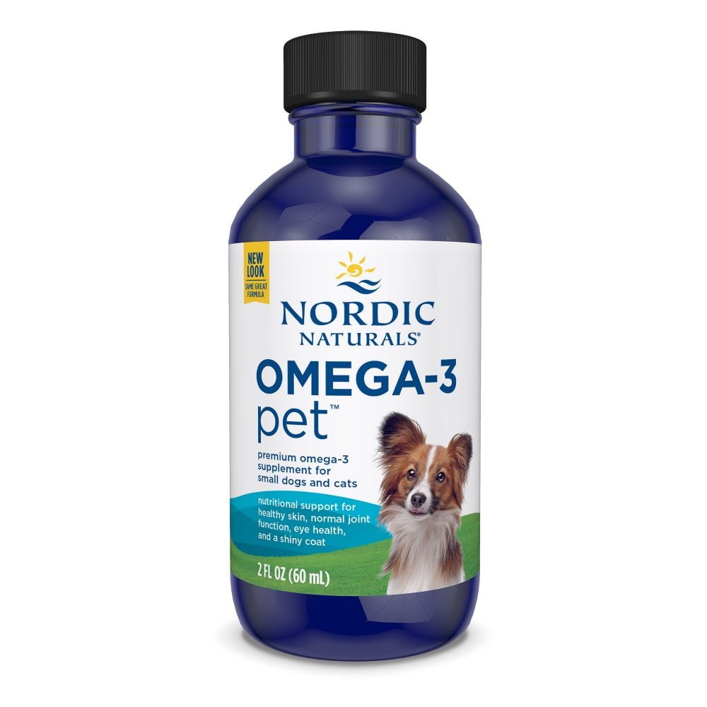 Nordic Naturals Omega-3 Pet, Liquid, For Cats and Small Dogs, Fish Oil 2 Oz