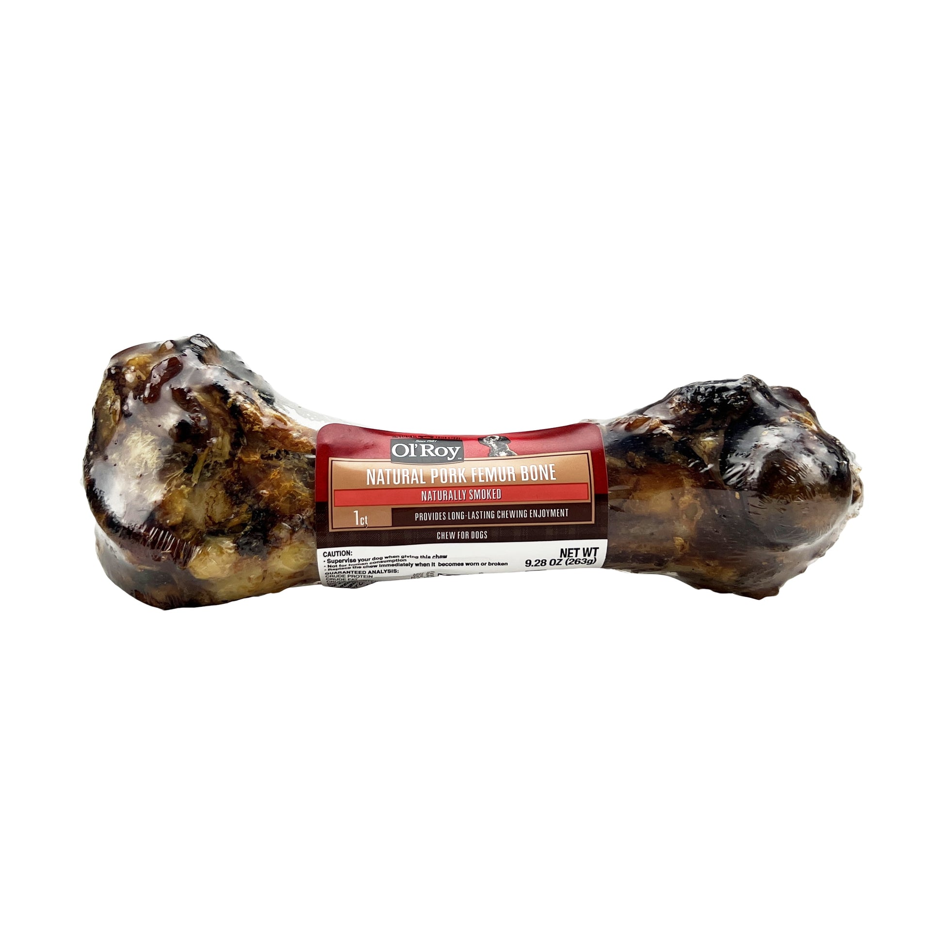 Ol' Roy Natural Pork Femur Chew for Dogs, 9.28 oz