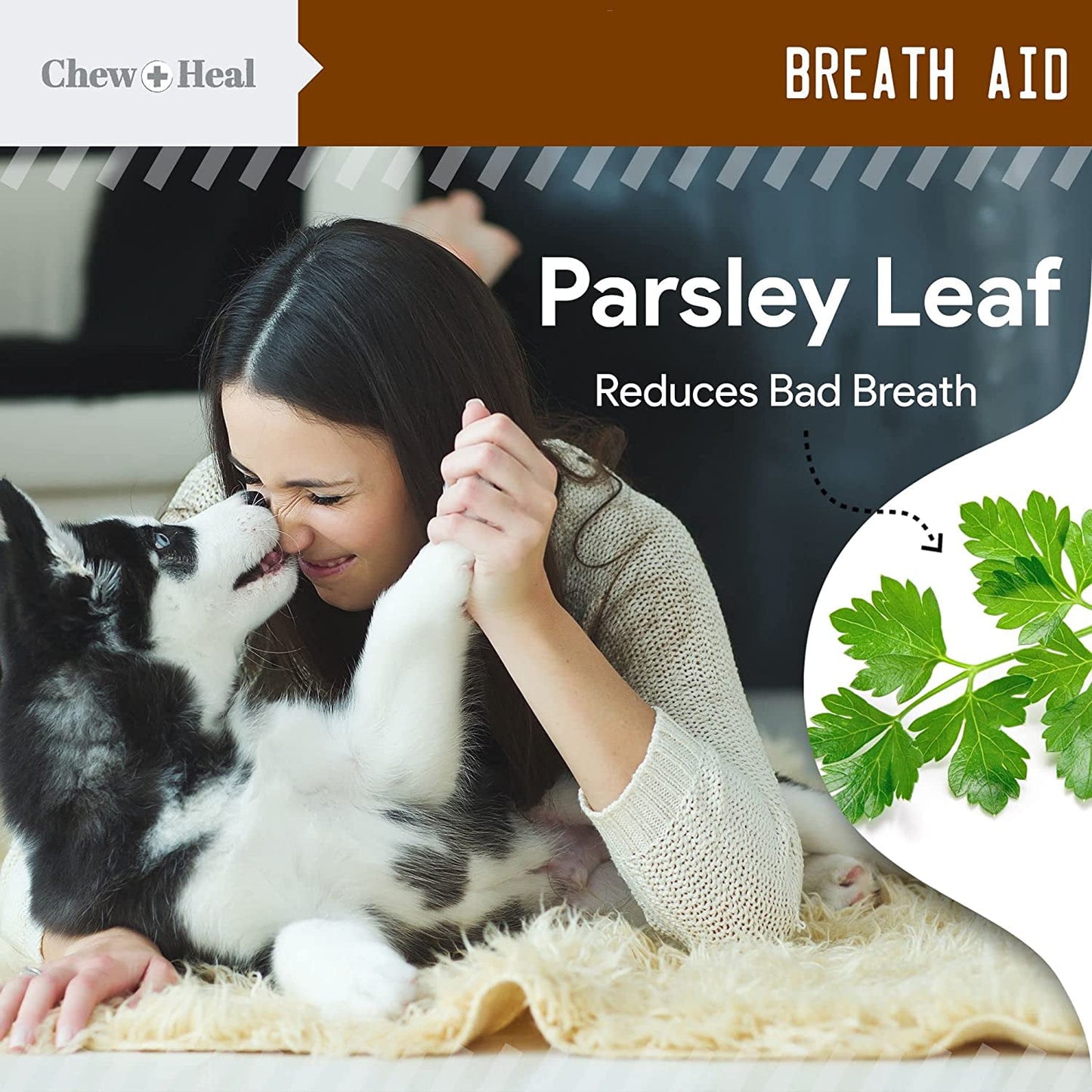 Stop The Poo Chew Coprophagia Treatment for Dogs - 120 Soft Chews Dog Treats for Bad Breath and Deterrent for Dogs Eating Poop - Boosts Gut Health