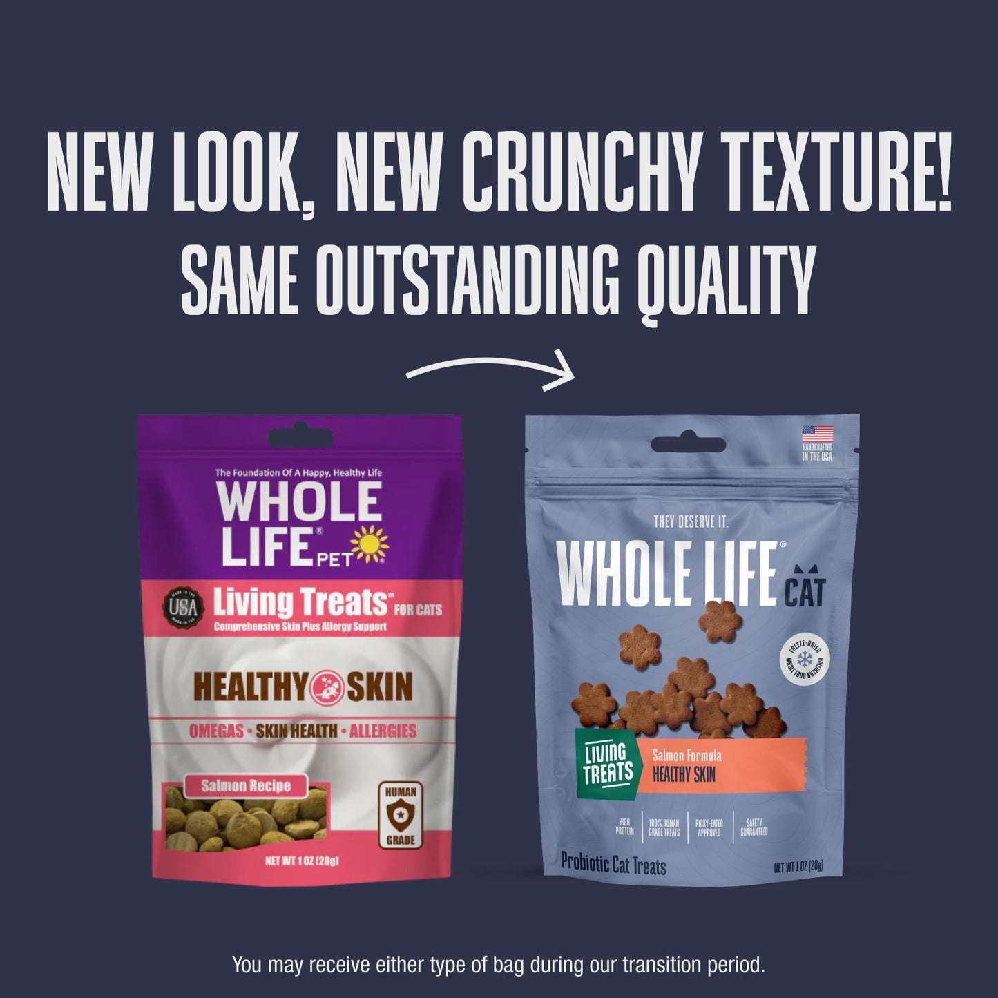 Whole Life Pet Living Treats – Healthy Skin Probiotic Snack For Cats, 1oz