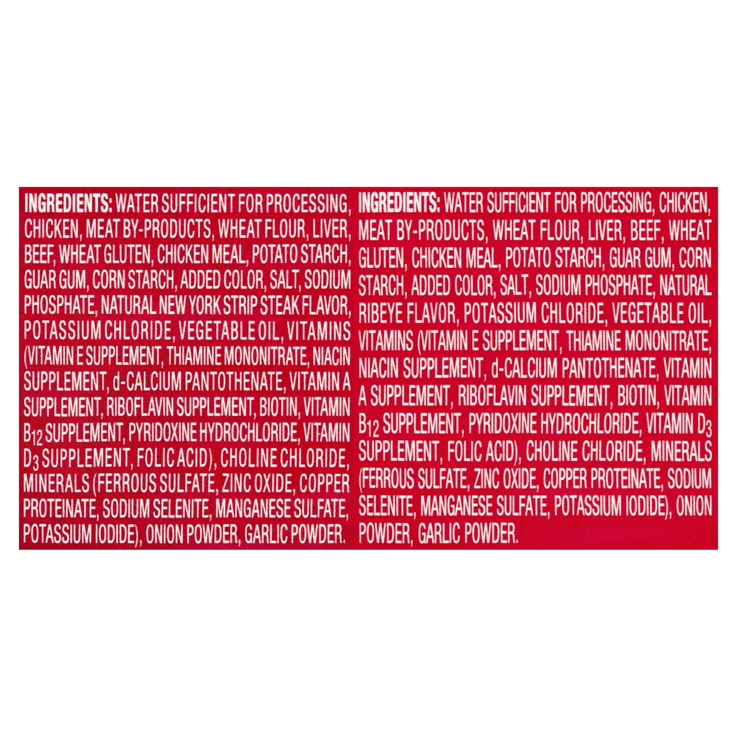 Ol' Roy Ribeye Flavor & New York Strip Flavor Cuts in Gravy Wet Dog Food Prime Variety Pack, 13.2 oz Cans (12 Pack)