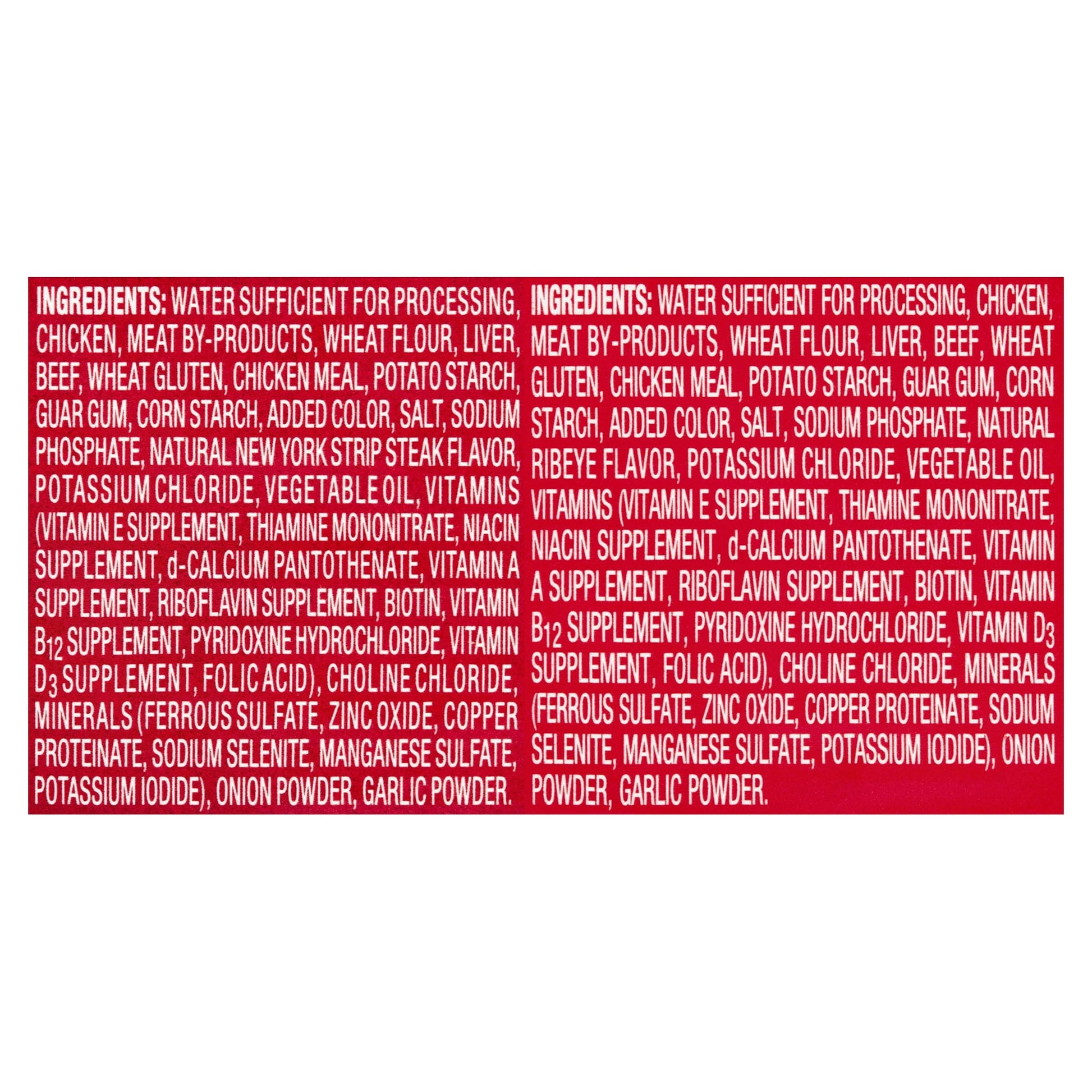 Ol' Roy Ribeye Flavor & New York Strip Flavor Cuts in Gravy Wet Dog Food Prime Variety Pack, 13.2 oz Cans (12 Pack)