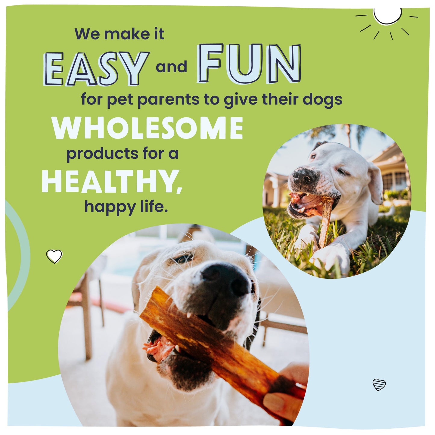 Pawstruck Natural Beef Jerky Dog Chew Treats, Single Ingredient, 6 Count