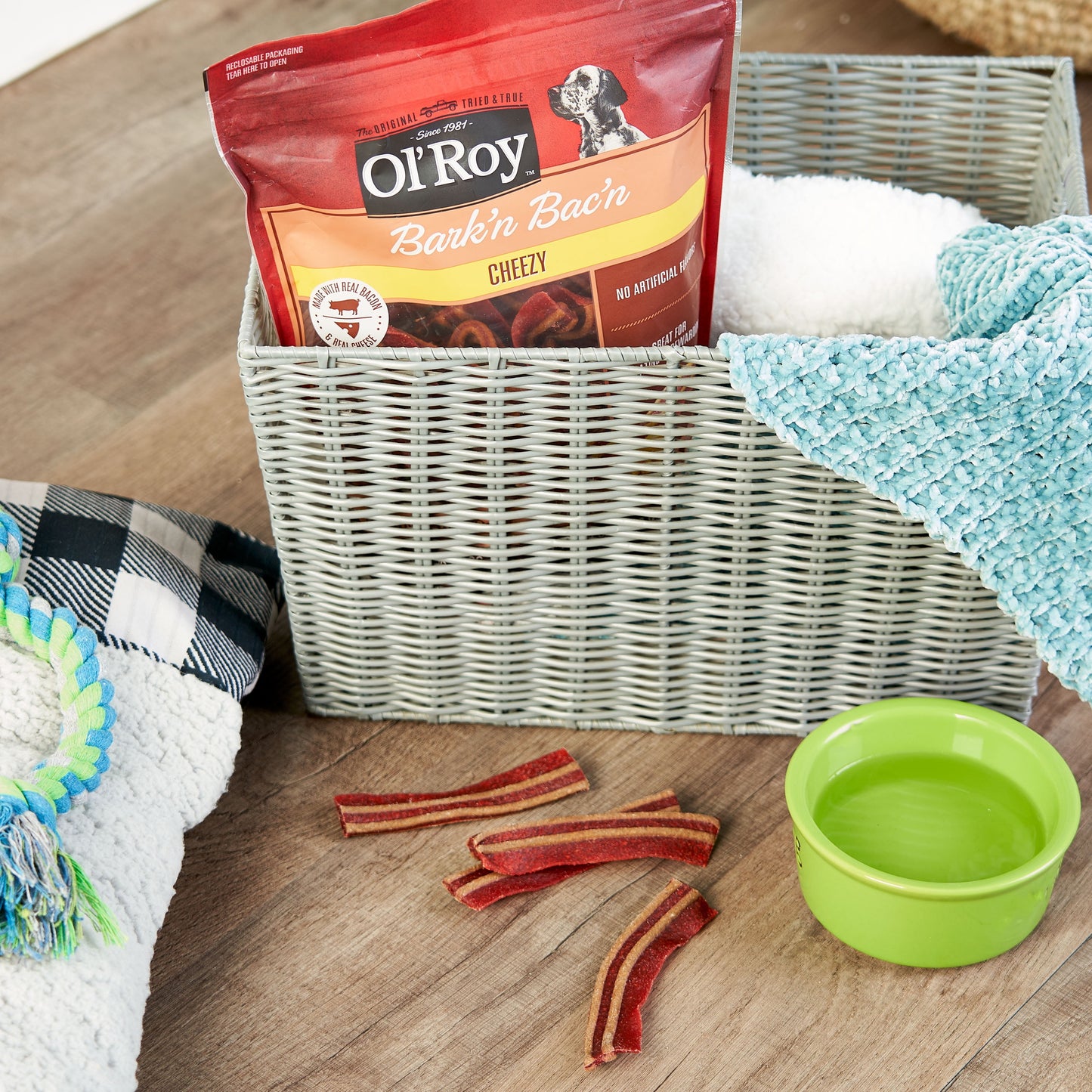 Ol' Roy Bark'n Bac'n Dog Treats, Cheezy, 25oz