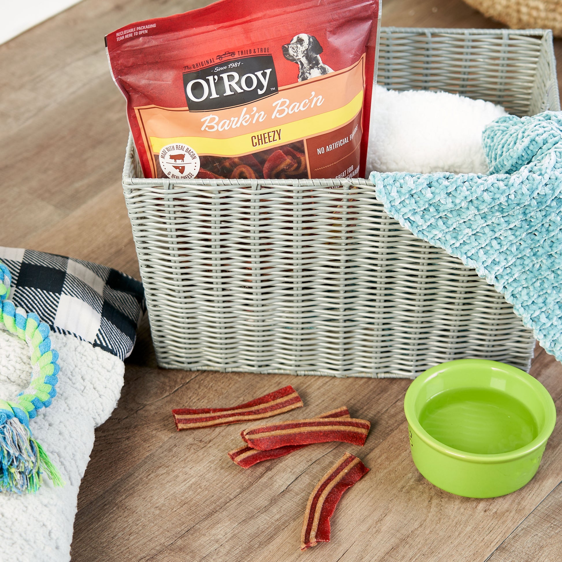 Ol' Roy Bark'n Bac'n Dog Treats, Cheezy, 25oz