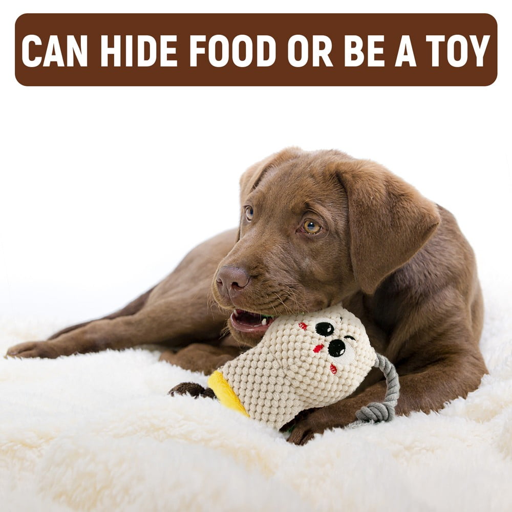 Simuch Dog Sniffing Toy, Dog Enrichment Toys, Treat Dispensing Squeaky Crinkle Snuffle Smart Dog Toy, Durable Plush Toys for Large Medium Small Dog