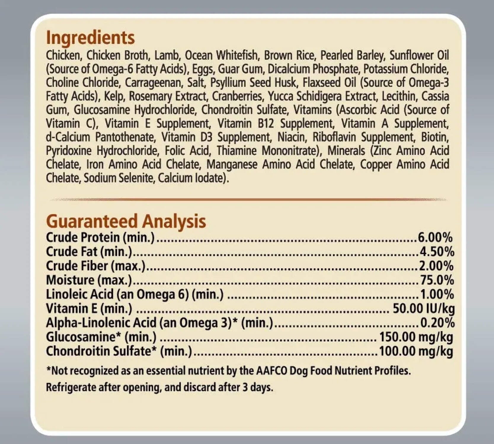 CANIDAE All Life Stages Platinum Dog Wet Food Made With Chicken, Lamb & Fish