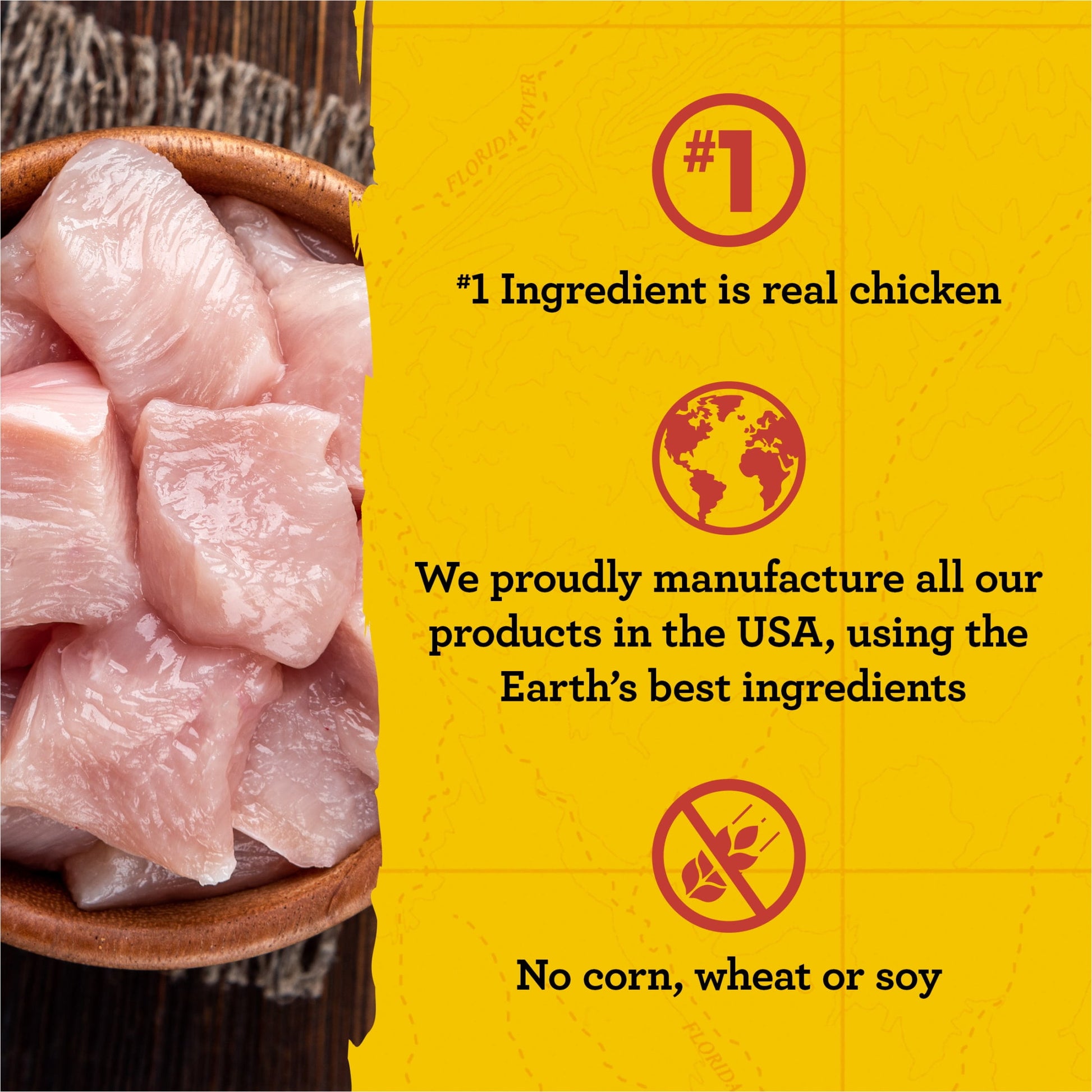 Zuke's Mini Naturals Soft Dog Training Treats, Real Chicken Recipe Tender Chews, 6 oz Pouch