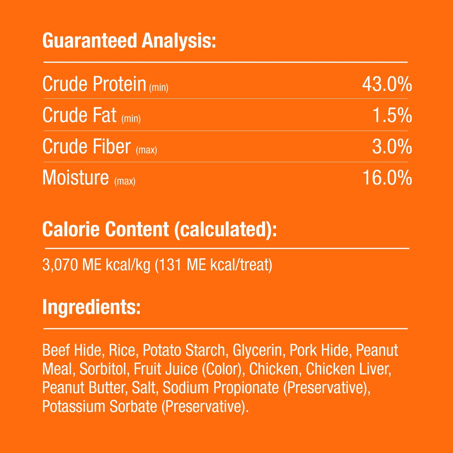 Good ‘n’ Fun Triple Flavor Stuffed Rolls with Peanut Butter Flavor, Rawhide Chews for Medium and Large Dogs, 8 oz