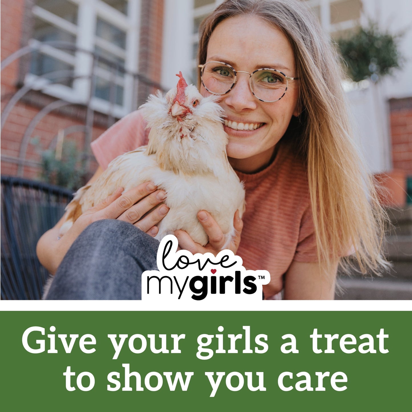 Love My Girls Veggies & Worms Gourmet Multi-Grain Chicken Treats, 5 lb. Bag, 1-Pack